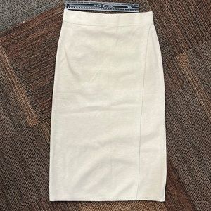 Banana Republic cream sweater wrap skirt, sz S